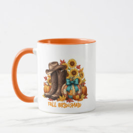 Caneca Fall Bridesmaid Coffee Cup Gift 