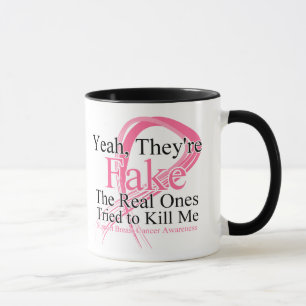 Caneca Falsificação - as reais tentou me matar - cancro