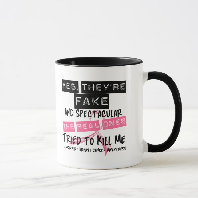 Caneca Falsificação e Spectacular - os reais tentaram (Direita)