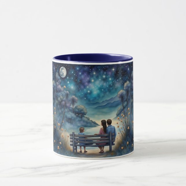 Caneca Família ao Luar (Centro)