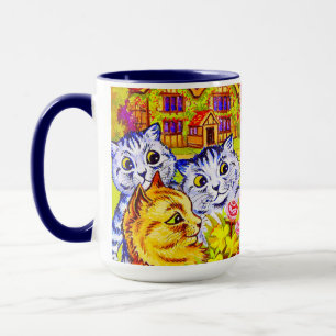 Caneca Família Cat no Jardim