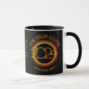Caneca Família ECLIPSE SOLAR TOTAL 2024 Personalizada