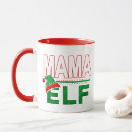 Caneca Família Elf | Feriado de Natal Mama Elf #TeamElf