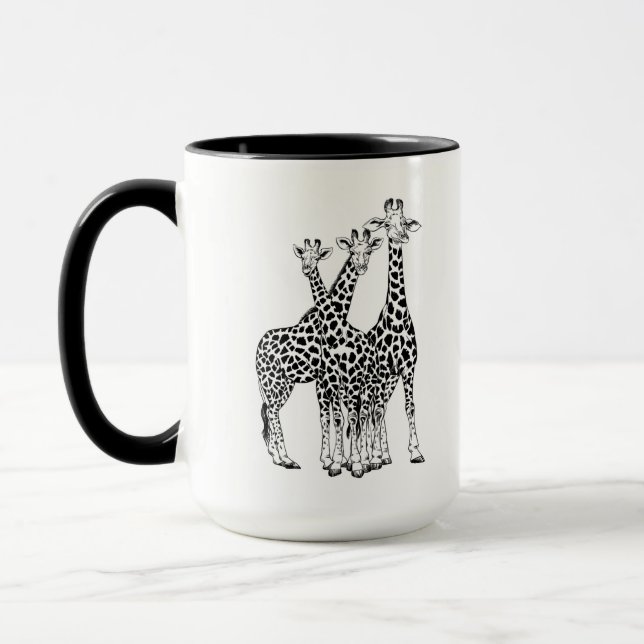 Caneca Família Giraffe (Esquerda)
