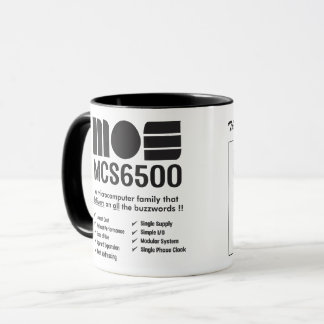 Caneca Família MOS 6500 de microprocessadores Mug