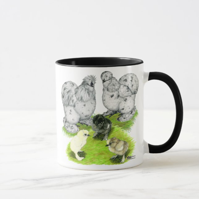 Caneca Família Silkie Bantam Splash (Direita)