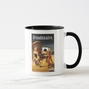 Caneca Família Southern British Railways em Beach