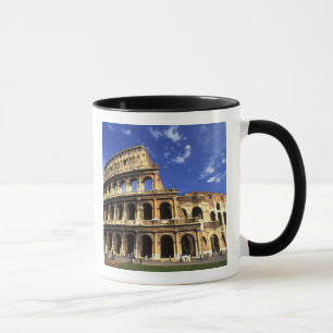 Caneca Famosas ruínas do Coliseu em Roma Itália