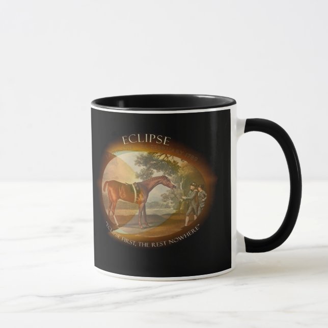 Caneca Famous Racehorse - ECLIPSE. (Direita)