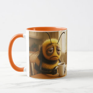 Caneca Fantasia Abelha Muito Cansada Fofa