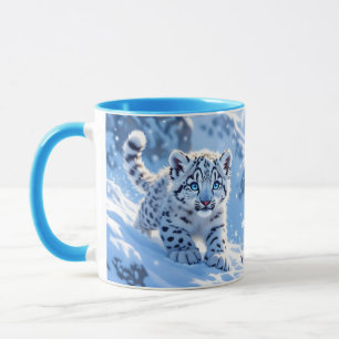 Caneca Fantasia Bebe Leopardo da Neve Fofo