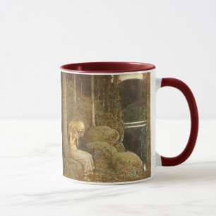 Caneca Fantasia de John Bauer do vintage/arte do conto de