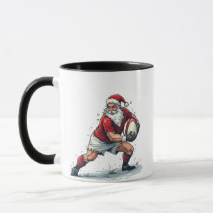 Caneca Fantasia de Natal Jogando Papai Noel