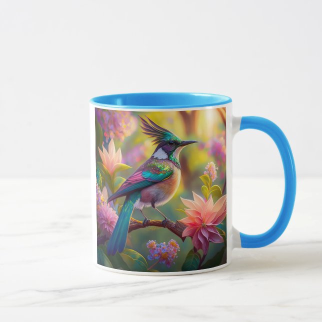 Caneca Fantasia de Pássaro de Cabeça Verde (Direita)