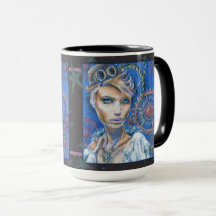 Fantasia Fantasia de Steampunk Mug com Ursos