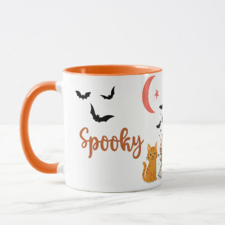 Caneca Fantasma Bonita do Halloween com Pumpkin Spice Cof