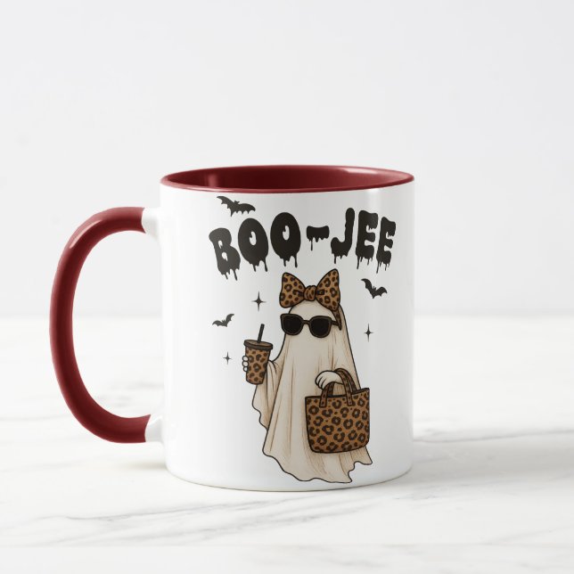 Caneca Fantasma Boo-Jee de Halloween  (Esquerda)