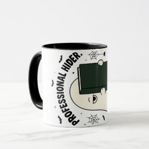 Caneca Fantasma Introvertido Engraçado Profissional Escon