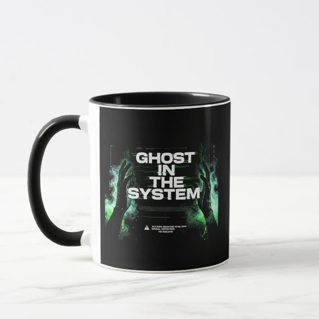 Caneca Fantasma Matrix Cyberpunk (Esquerda)