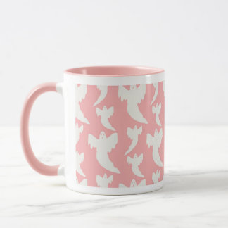 Caneca Fantasma rosa-rosa, Girly Halloween Mug