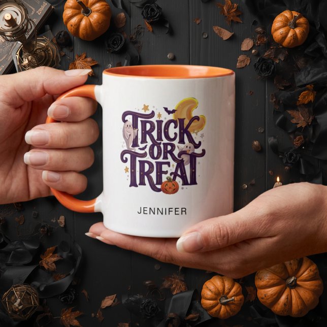 Caneca Fantasmas Caprichosos Halloween  (Criador carregado)