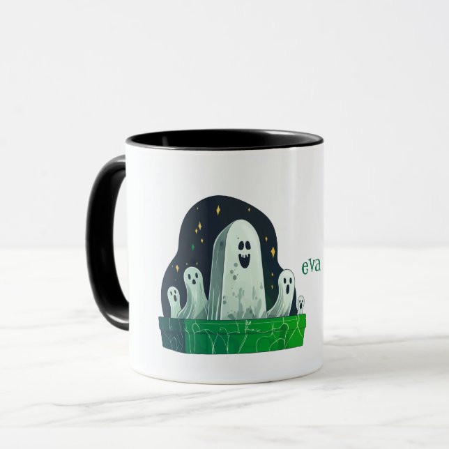 Caneca Fantasmas da Noite (Frente Esquerda)