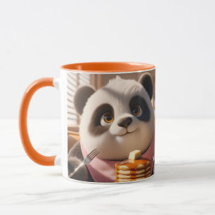 Caneca Fantasy Cuja Panda Come Pancakes