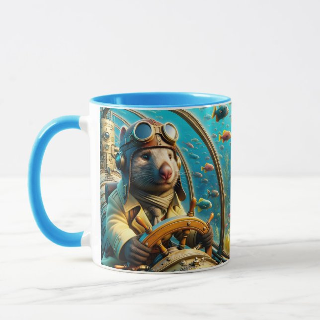 Caneca Fantasy Cut Wombat Pilot Underwater (Esquerda)