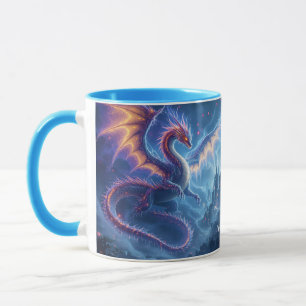 Caneca Fantasy Cute Blue Dragon City