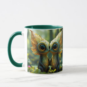 Caneca Fantasy Cute Deixa O Amor Da Floresta