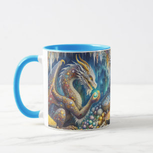 Caneca Fantasy Cute Dragon Stone Cavern