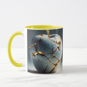 Caneca Fantasy Cute Kintsugi Porcelain Apple