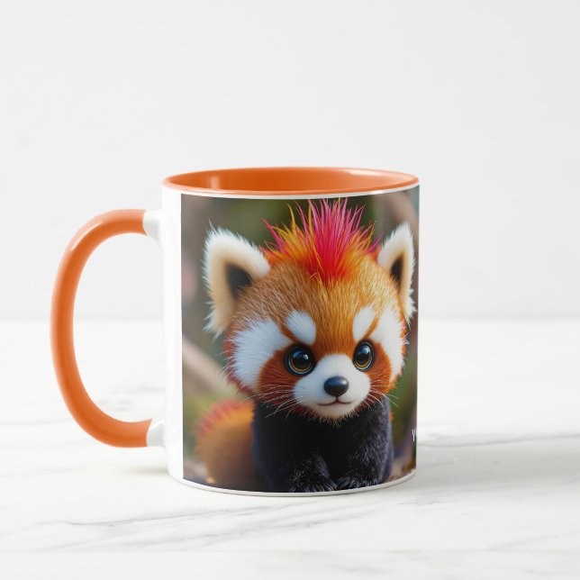 Caneca Fantasy Cute Panda Red Hai (Esquerda)