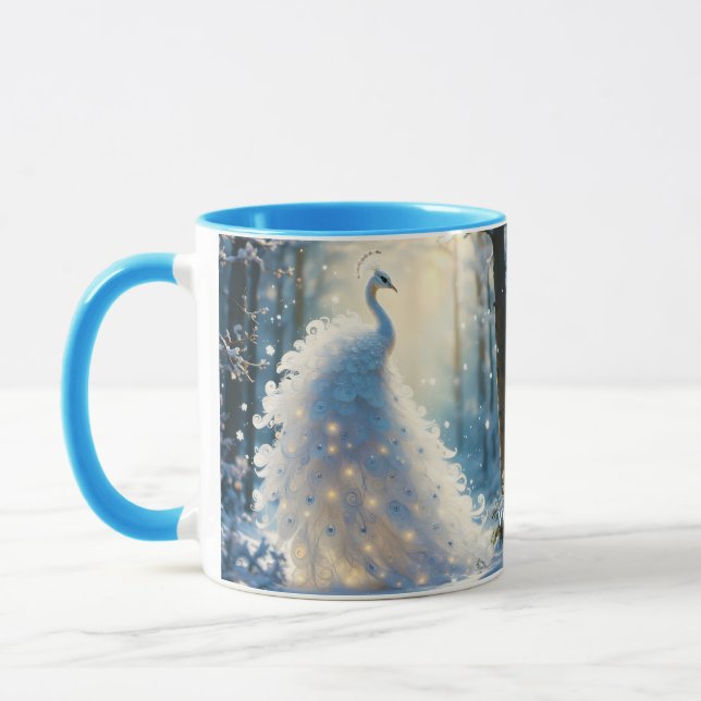 Caneca Fantasy Cute Snow White Peacock (Esquerda)