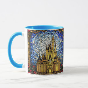 Caneca Fantasy Cute StainGlass Castle