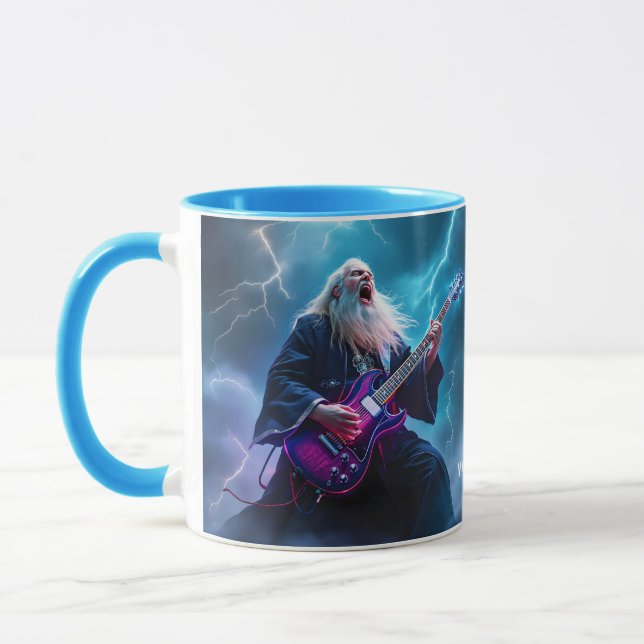 Caneca Fantasy Cute Wizard Tocando Violão (Esquerda)