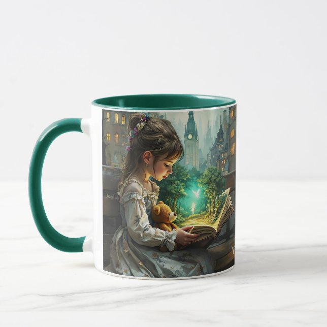 Caneca Fantasy Cute Young Girl Read (Esquerda)