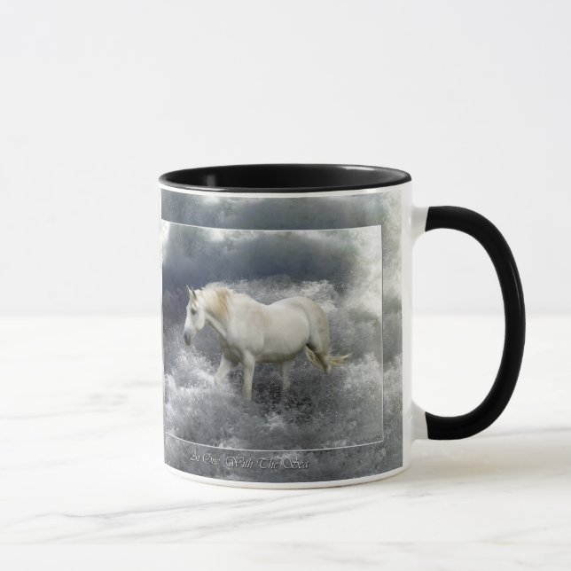Caneca Fantasy White Horse & Ocean Surf Gifts (Direita)
