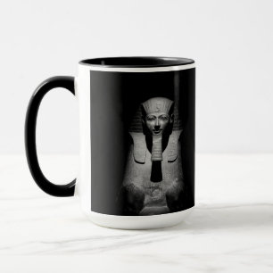 Caneca Faraó rei preto e branco