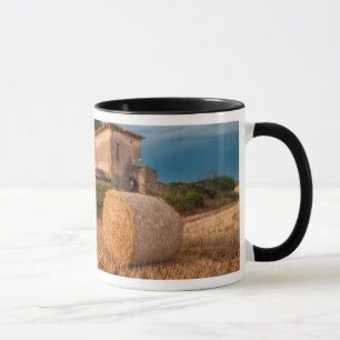Caneca Fardo de feno no campo da Provença