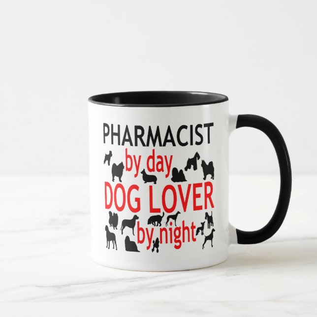 Caneca Farmacêutico de Pântano em Vermelho (Direita)