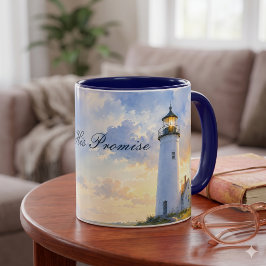 Caneca Farol Arco-íris Aquarela Costeira