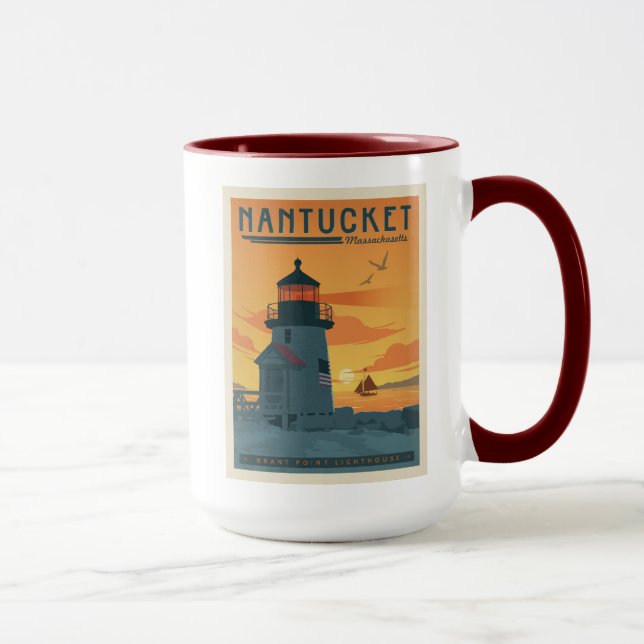 Caneca Farol Brant Point | Mães Nantucket (Direita)