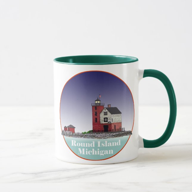 Caneca Farol da Ilha Round (Direita)