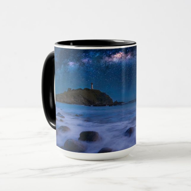 Caneca Farol de salvação | Via Látea Ilha Krabi (Frente Esquerda)