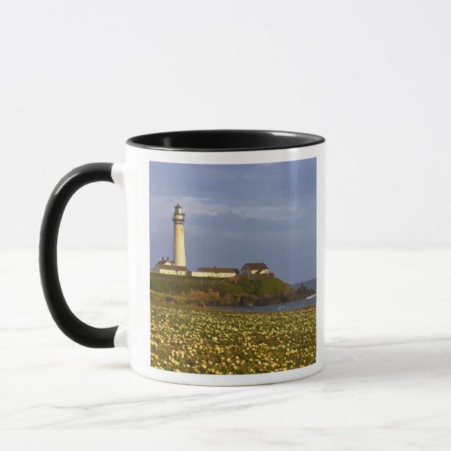 Caneca Farol em Pigeon Point State Beach em San (Esquerda)