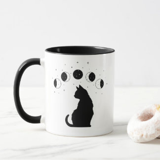 Caneca Fases do Gato Místico