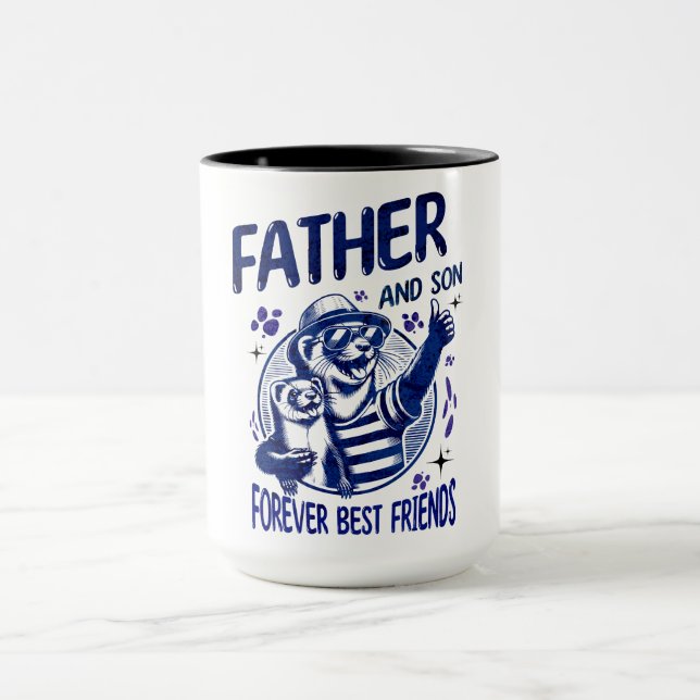 Caneca Father and Son Best Friends  (Centro)