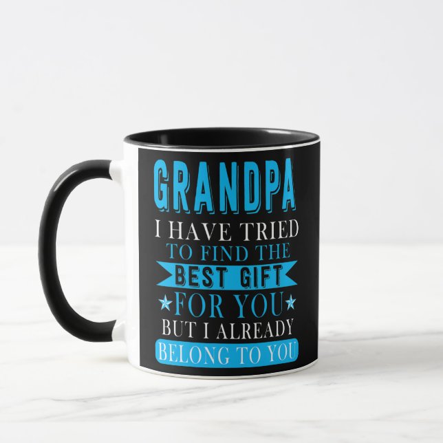 Caneca Fathers Day For Grandpa From Nephew Niece Best (Esquerda)