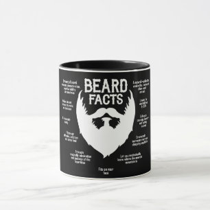 Caneca Fatos da barba (brancos)